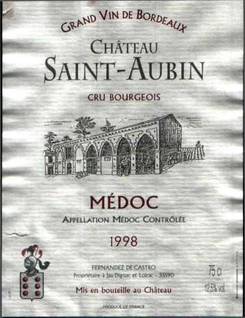Ch�teau Saint-Aubin - M�doc