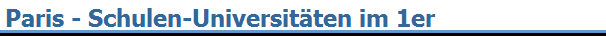 Paris - Schulen-Universit�ten im 1er