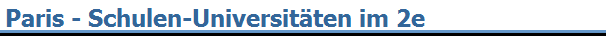 Paris - Schulen-Universit�ten im 2e