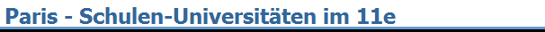Paris - Schulen-Universit�ten im 11e