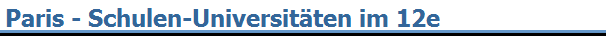 Paris - Schulen-Universit�ten im 12e