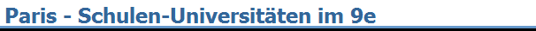 Paris - Schulen-Universit�ten im 9e