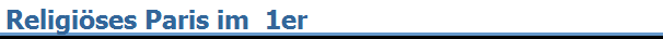 Religi�ses Paris im  1er
