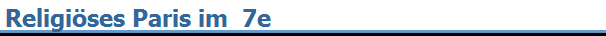 Religi�ses Paris im  7e